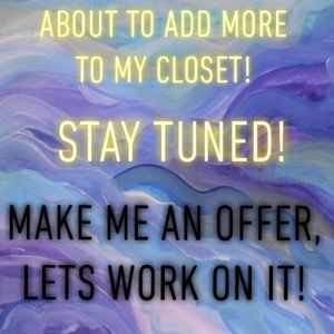 Everything is NWT, NWOT, or GENTLY WORN